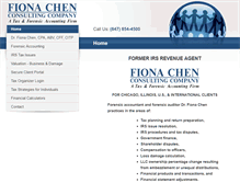 Tablet Screenshot of fionachen.com